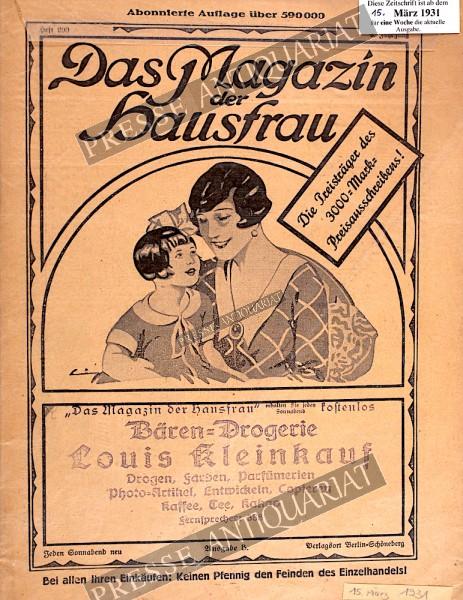 Das Magazin der Hausfrau, 15.03.1931 bis 21.03.1931