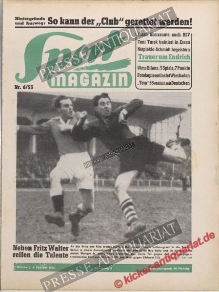 Sportmagazin Nr. 6A, 04.02.1953 bis 10.02.1953