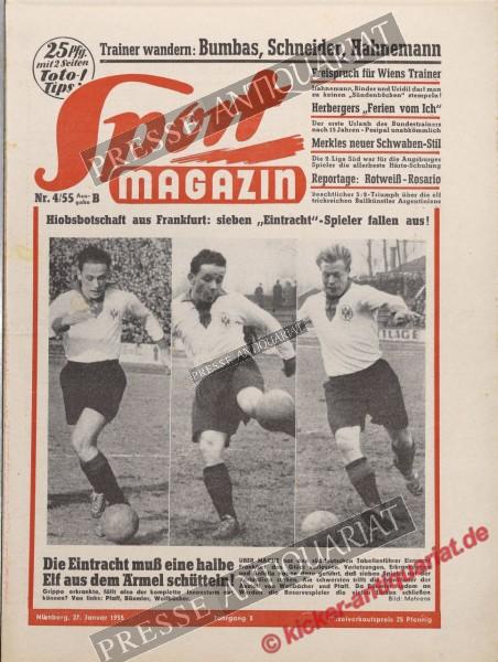 Sportmagazin Nr. 4B, 27.01.1955 bis 02.02.1955