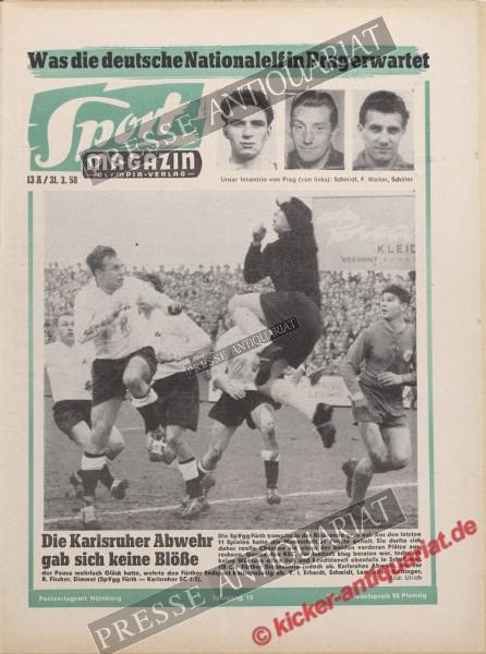 Sportmagazin Nr. 13A, 31.03.1958 bis 06.04.1958