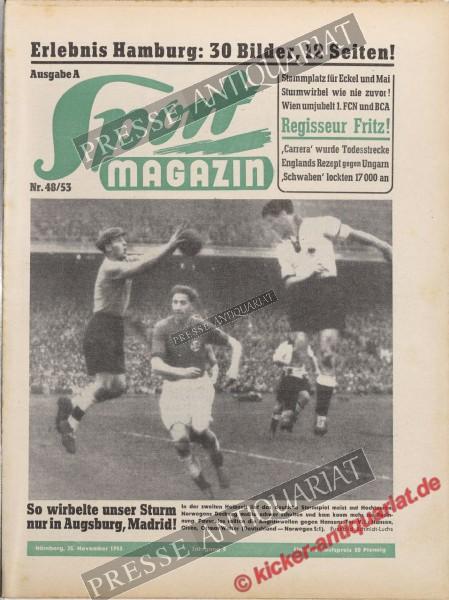 Sportmagazin Nr. 48A, 25.11.1953 bis 01.12.1953