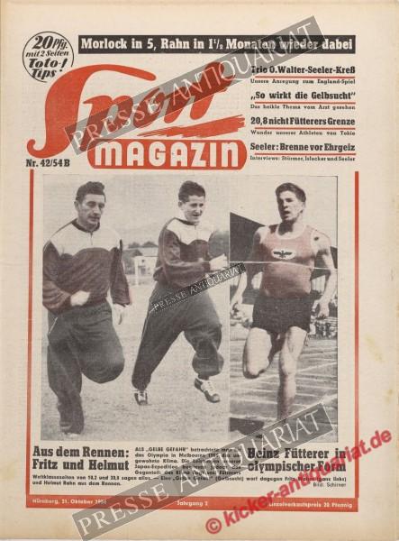 Sportmagazin Nr. 42B, 21.10.1954 bis 27.10.1954