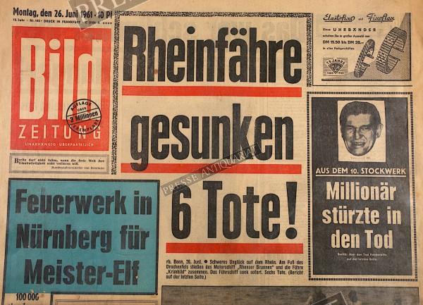 Bild Zeitung, 26.06.1961