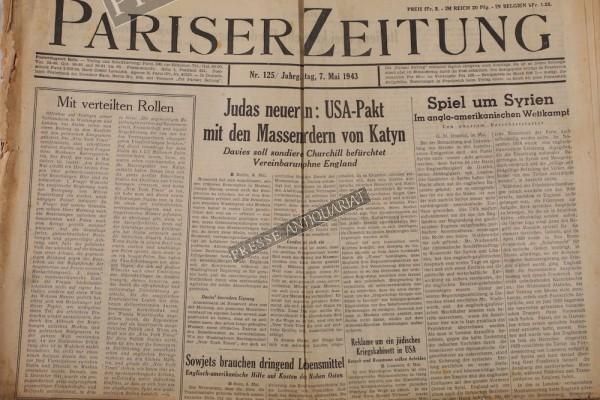 Pariser Zeitung, 07.05.1943