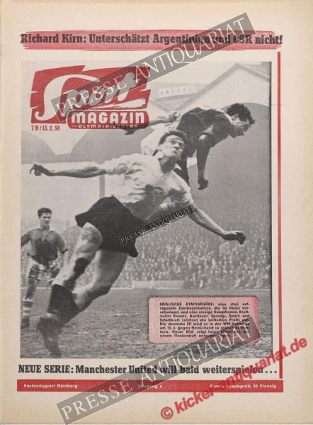 Sportmagazin Nr. 7B, 13.02.1958 bis 19.02.1958