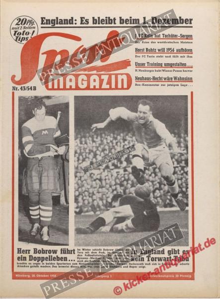 Sportmagazin Nr. 43B, 28.10.1954 bis 03.11.1954