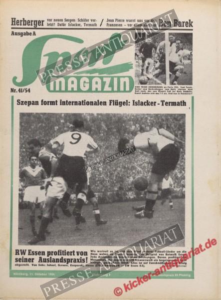 Sportmagazin Nr. 41A, 11.10.1954 bis 17.10.1954