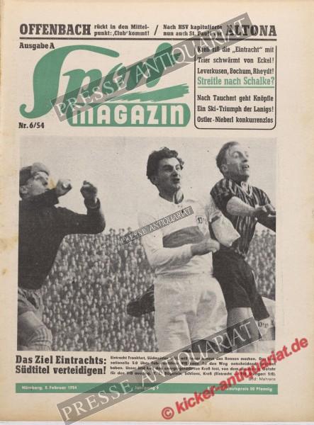 Sportmagazin Nr. 6A, 08.02.1954 bis 14.02.1954