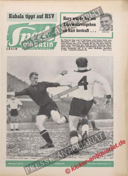 Sportmagazin Nr. 3A, 16.01.1961 bis 22.01.1961