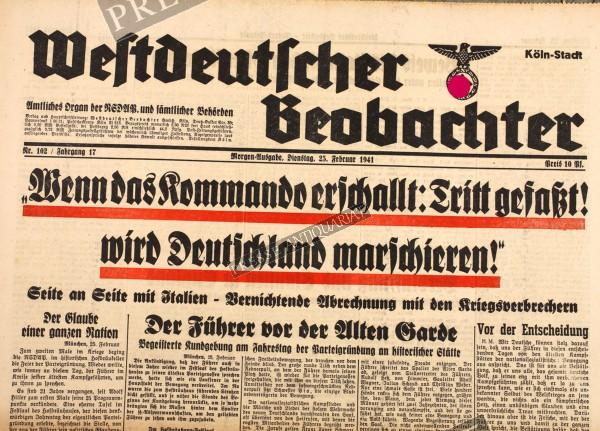 Westdeutscher Beobachter, 25.02.1941