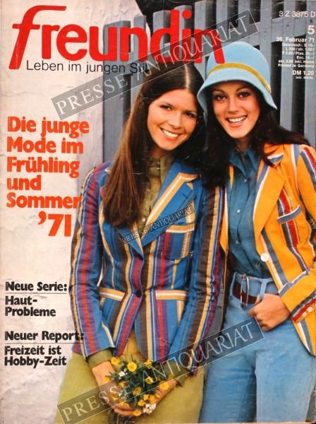 Freundin Modemagazin, 26.02.1971 bis 11.03.1971