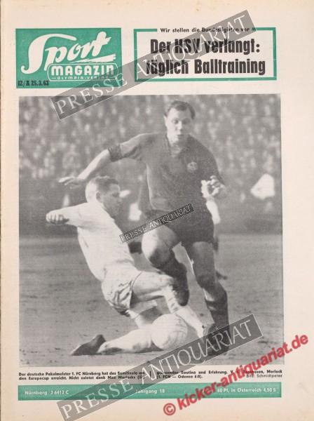 Sportmagazin Nr. 12A, 25.03.1963 bis 31.03.1963