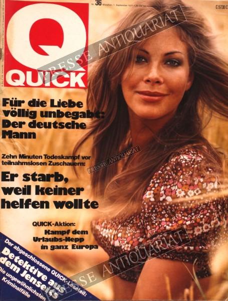 Quick Illustrierte, 01.09.1971 bis 07.09.1971