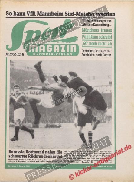 Sportmagazin Nr. 2A, 09.01.1956 bis 15.01.1956