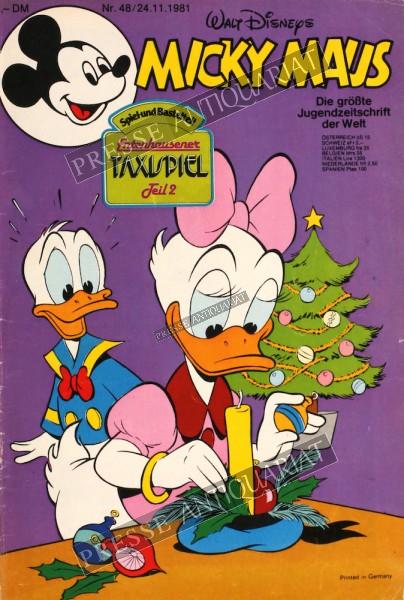 Micky Maus Comic, 24.11.1981 bis 30.11.1981