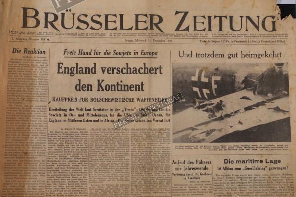 Brüsseler Zeitung, 31.12.1941