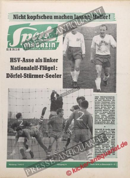 Sportmagazin Nr. 13A, 30.03.1961 bis 05.04.1961