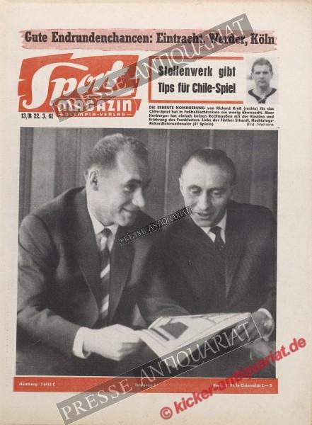 Sportmagazin Nr. 13B, 22.03.1961 bis 28.03.1961