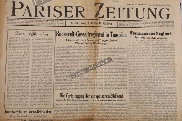 Pariser Zeitung, 17.05.1943