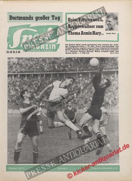 Sportmagazin Nr. 22A, 23.05.1961 bis 29.05.1961