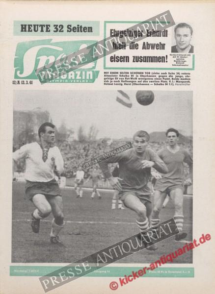 Sportmagazin Nr. 12A, 20.03.1961 bis 26.03.1961