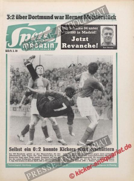 Sportmagazin Nr. 10A, 09.03.1959 bis 15.03.1959