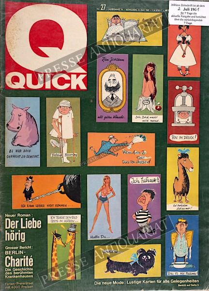 Quick Illustrierte, 02.07.1961 bis 08.07.1961