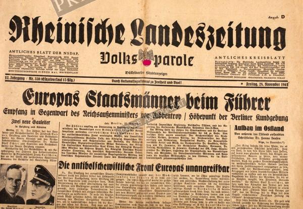 Rheinische Landeszeitung, 28.11.1941