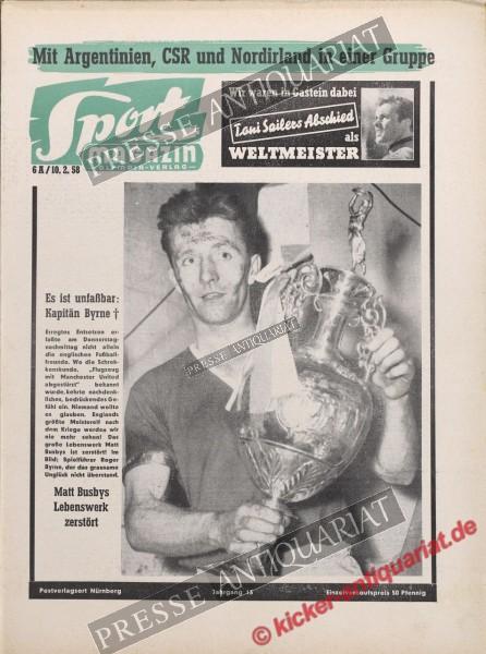 Sportmagazin Nr. 6A, 10.02.1958 bis 16.02.1958