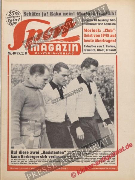 Sportmagazin Nr. 48B, 01.12.1955 bis 07.12.1955