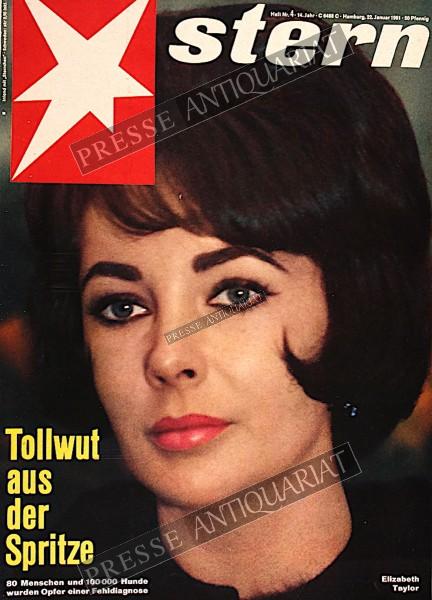 DER STERN Titelbild: Elisabeth Taylor.