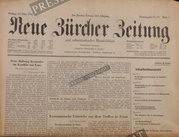 Neue Zürcher Zeitung, 24.03.1961