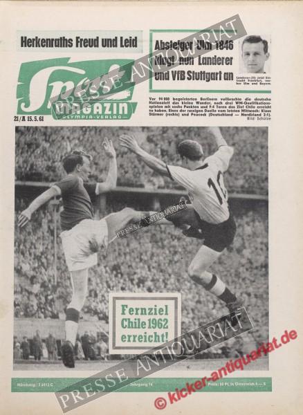 Sportmagazin Nr. 21A, 15.05.1961 bis 21.05.1961