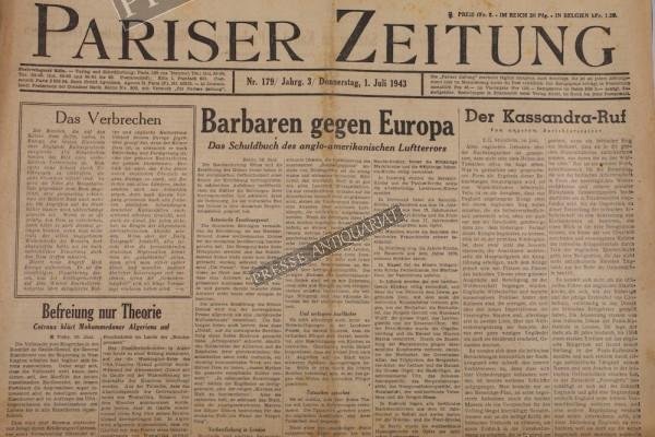 Pariser Zeitung, 01.07.1943