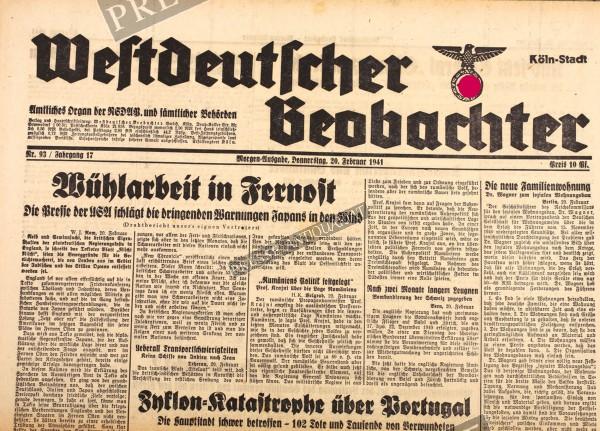 Westdeutscher Beobachter, 20.02.1941