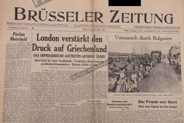 Brüsseler Zeitung, 07.03.1941