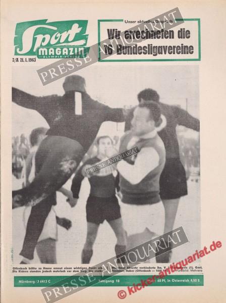 Sportmagazin Nr. 3A, 21.01.1963 bis 27.01.1963