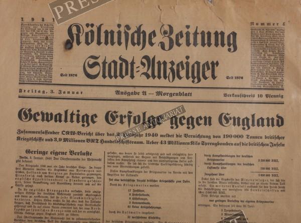 Kölnische Zeitung, 03.01.1941