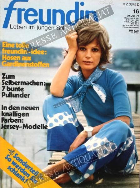 Freundin Modemagazin, 30.07.1971 bis 12.08.1971