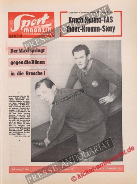 Sportmagazin Nr. 12B, 20.03.1963 bis 26.03.1963