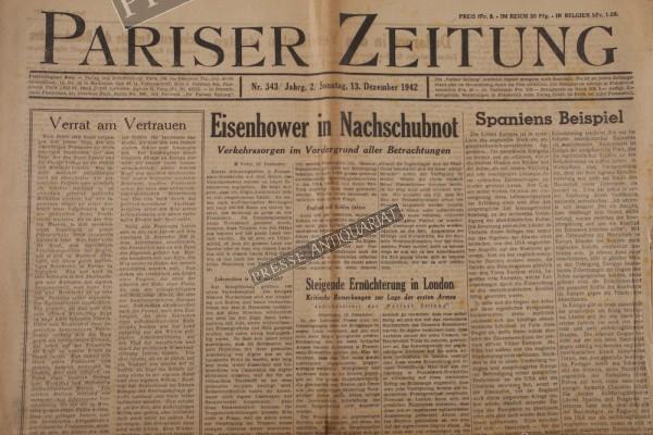 Pariser Zeitung, 13.12.1942