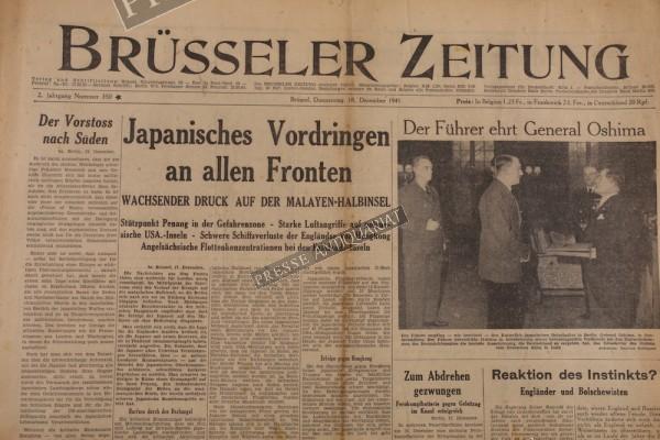 Brüsseler Zeitung, 18.12.1941