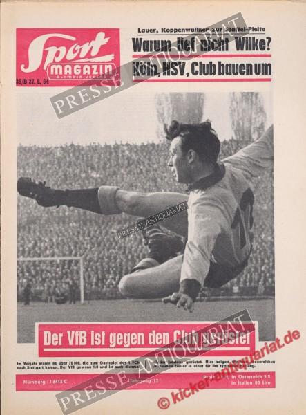 Sportmagazin Nr. 35B, 27.08.1964 bis 02.09.1964