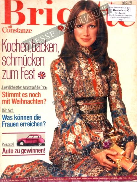 Brigitte Modemagazin, 10.12.1971 bis 23.12.1971