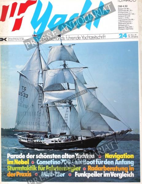 Yacht Zeitschrift, 25.11.1981 bis 24.12.1981