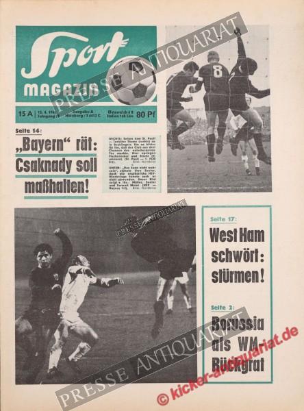 Sportmagazin Nr. 15A, 12.04.1966 bis 18.04.1966