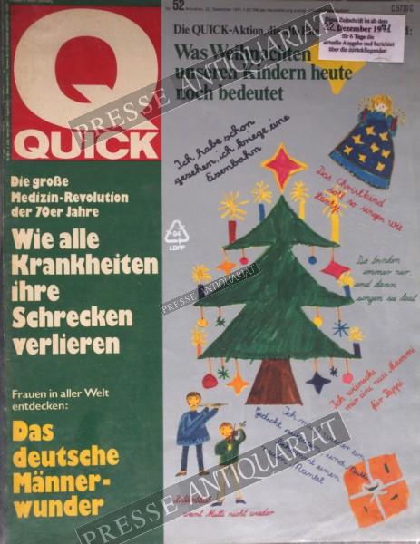 Quick Illustrierte, 22.12.1971 bis 28.12.1971