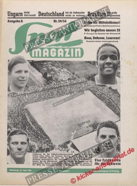 Sportmagazin Nr. 24A, 14.06.1954 bis 20.06.1954