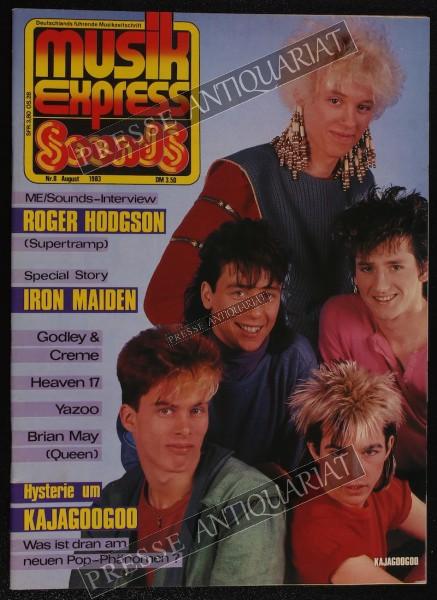 Musik Express, 01.08.1983 bis 31.08.1983