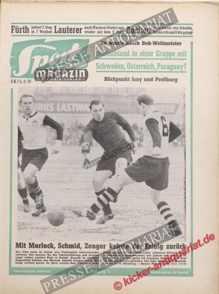 Sportmagazin Nr. 5A, 03.02.1958 bis 09.02.1958